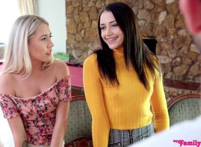 Avi Love e Paisley Bennett, virando graças ao dia do serviço sexual