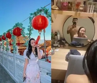 Vídeo de sexo em frente ao espelho