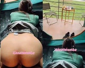 Viaje com a namorada, ponto de interrogação na tenda, sublime 18+