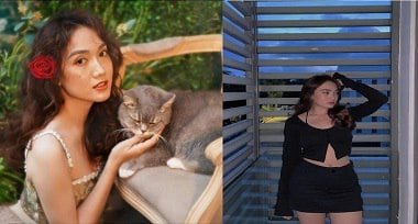 A linda garota fala extremamente 18+