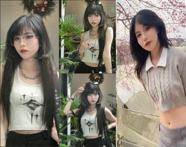 O clipe quente da linda garota no Instagram foi revelada