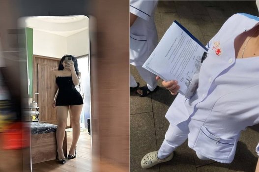 A irmã médica alta e fofa